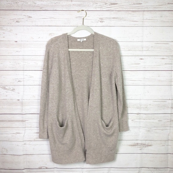 oversized oatmeal cardigan